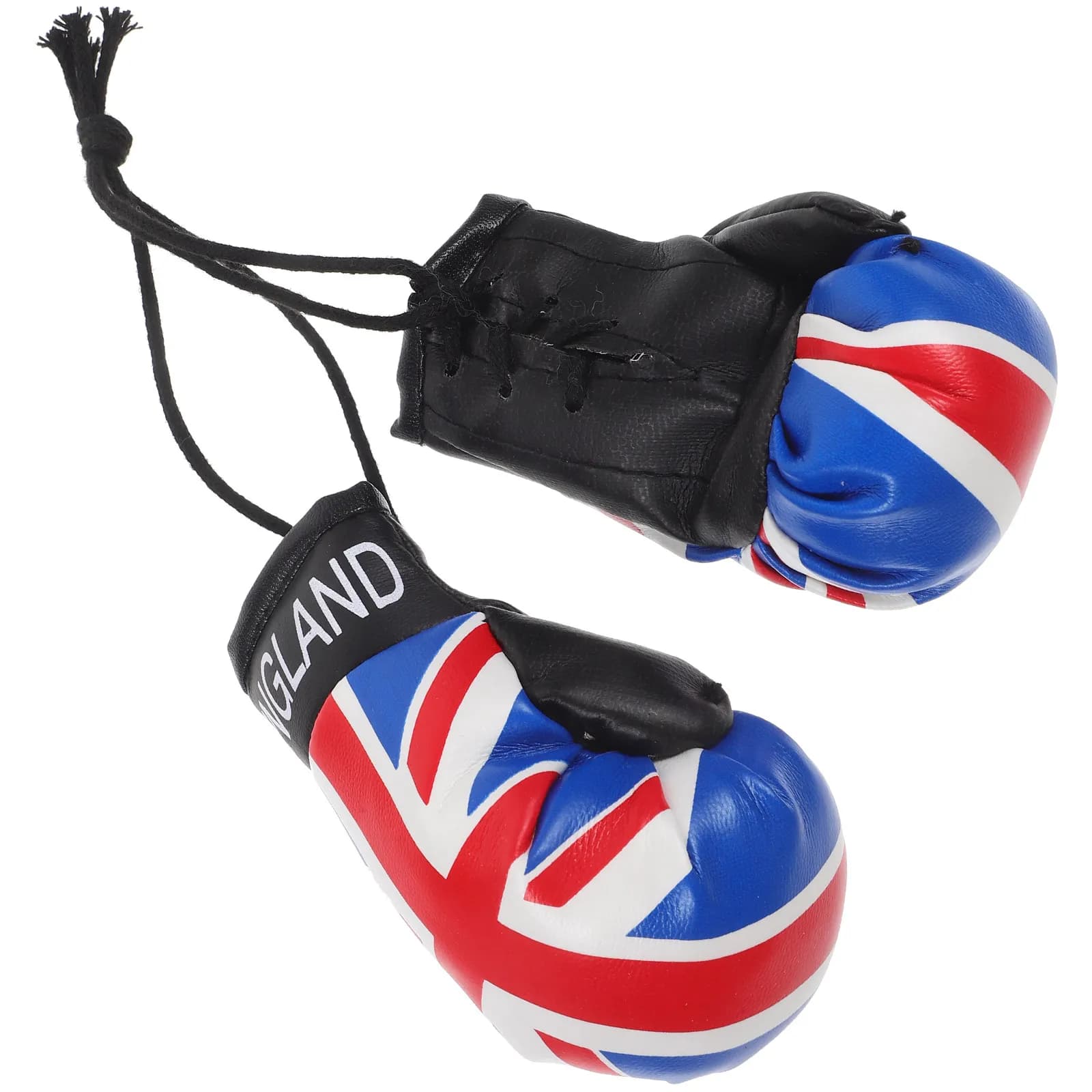 1 Pair of Mini PVC Boxing Gloves, Small Decorative Gloves to Hang, Boxing Gloves Shape Keyring, Car Ornament and Bag