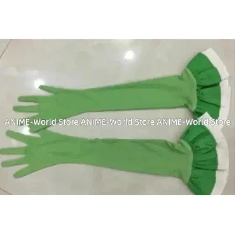 Costume Cosplay Anime Melody Pichi Pitch Toin Rina con Vestito, Guanti e Collana - Taglia Personalizzabile