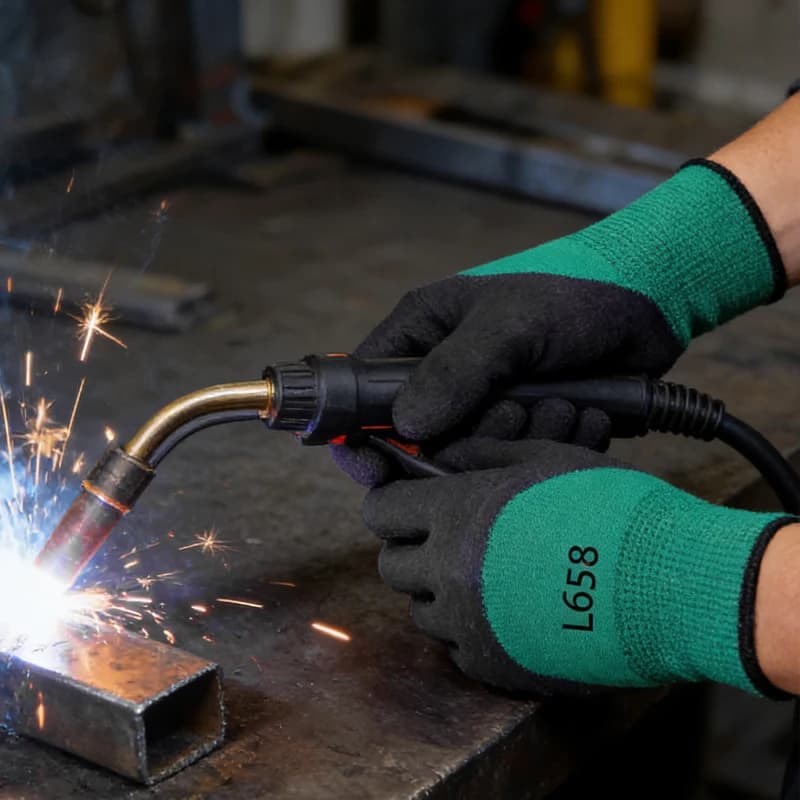Warehouse Operations Breathable Gloves Non-slip Gloves Durable Work Gloves Handling Jobs Protective Gloves for Comfortable Work