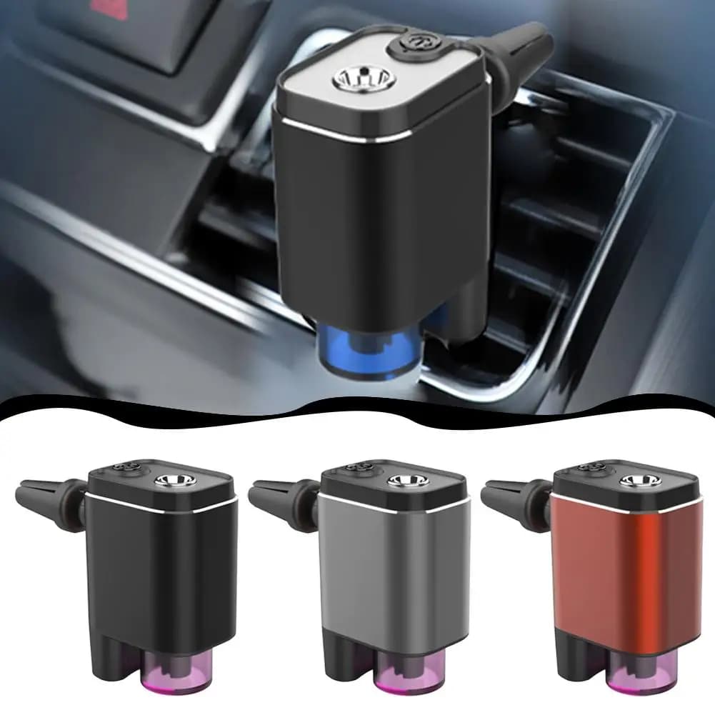 Diffusore di oli essenziali per auto, diffusore intelligente di aromi per auto, diffusore di oli essenziali da montare sulla presa d'aria, macchina per aromaterapia per auto