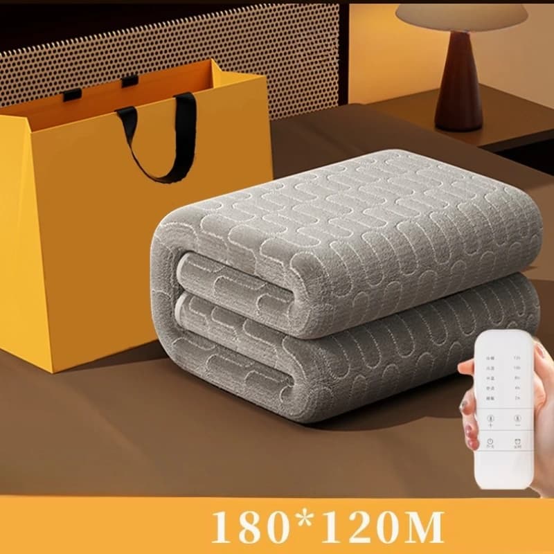 Coperta riscaldata elettrica intelligente, timer, spegnimento automatico, surriscaldamento sicuro, peluche Sherpa, lavabile, riscaldamento rapido, divano letto King Queen Twin