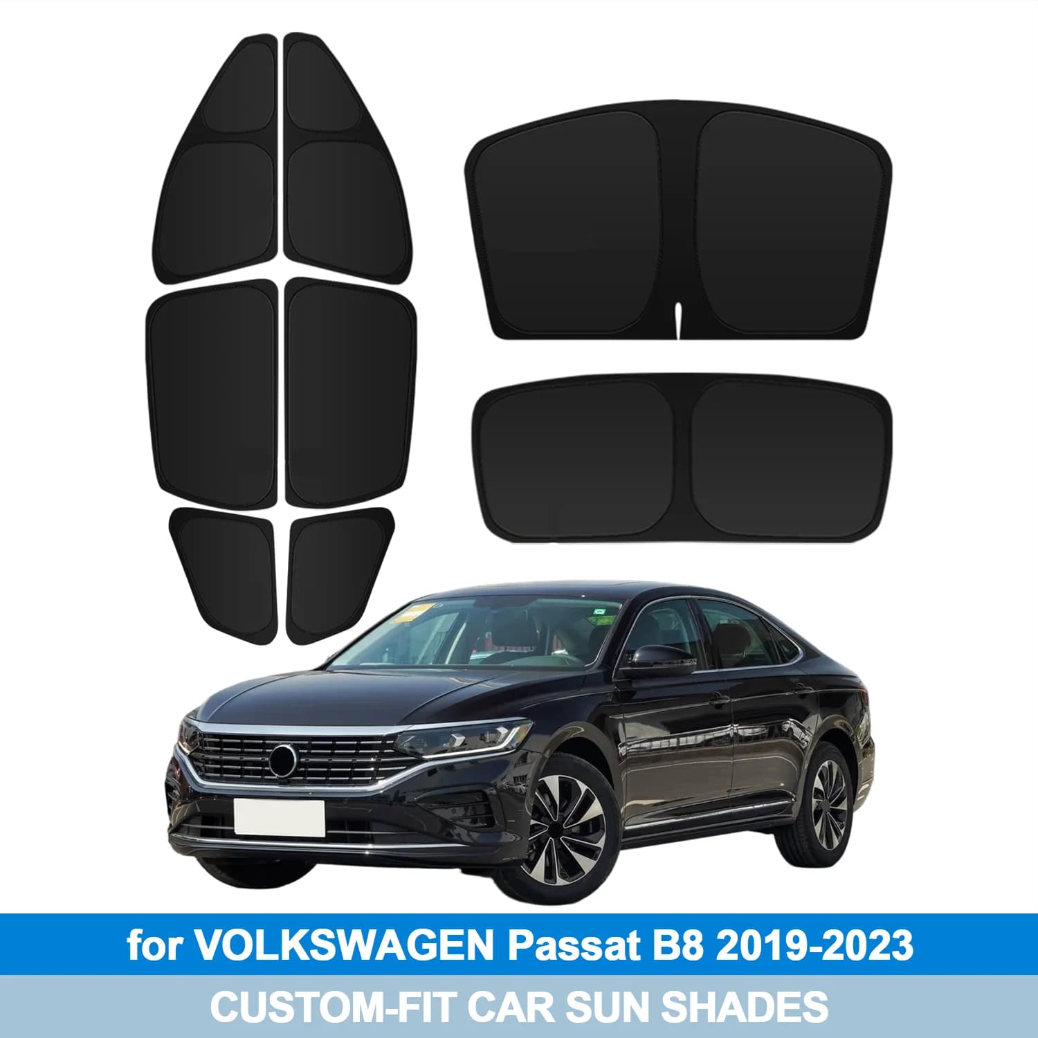 Per VOLKSWAGEN Passat B8 2019-2023 Parabrezza Parasole Finestre Laterali Shades Copertura Visiera Parasole Scudo Protezione Privacy