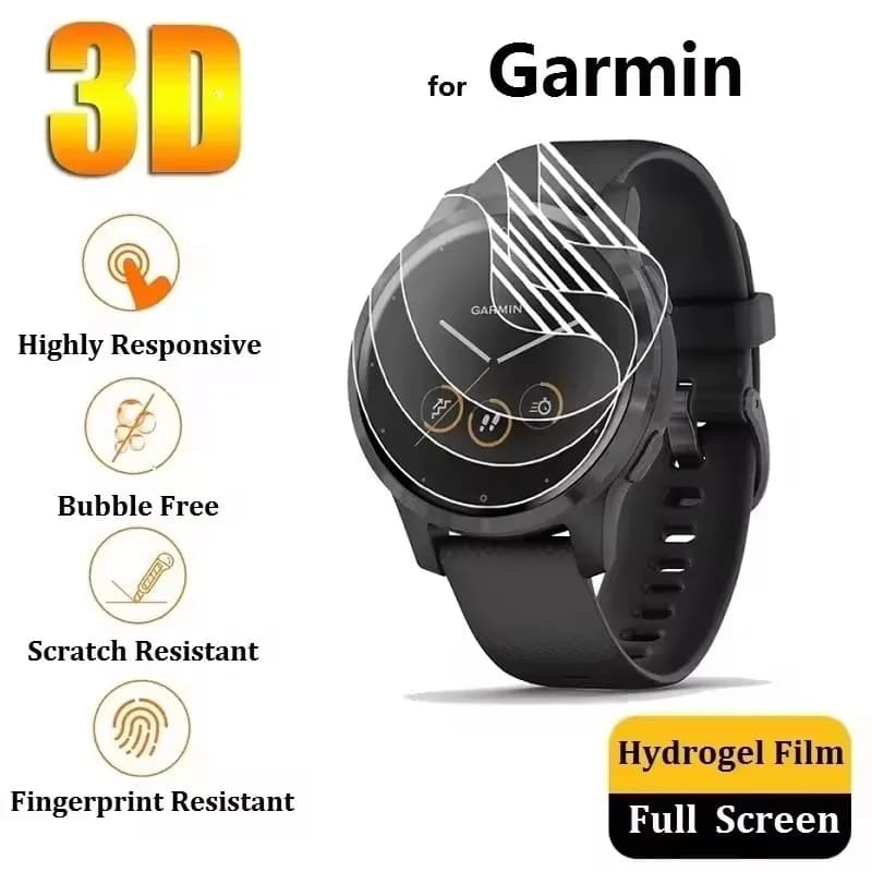 Pellicola idrogel da 1-5 pezzi per Garmin Venu 2 2s 3s 3 Instinct 2X Solar HD Clear Screen Protector