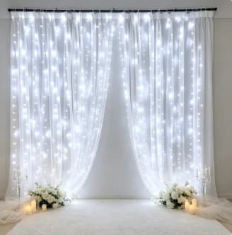 Fairy Lights String Lights 3Mx3M USB LED Garland Curtain for Wedding New Year Festive Party Christmas Indoor Home Decoration