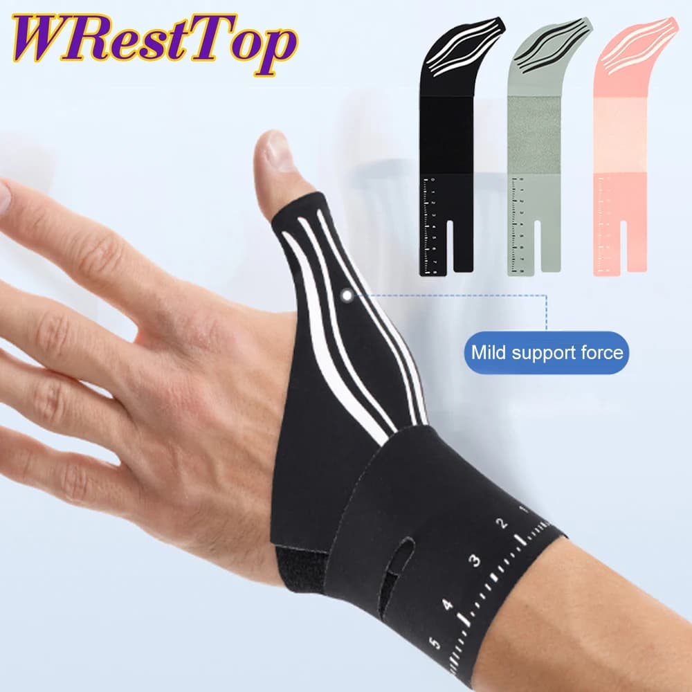 Supporto Leggero a Compressione per Polso e Pollice, per Uomini e Donne, Protezione per Prevenire Distorsioni e Tendinite