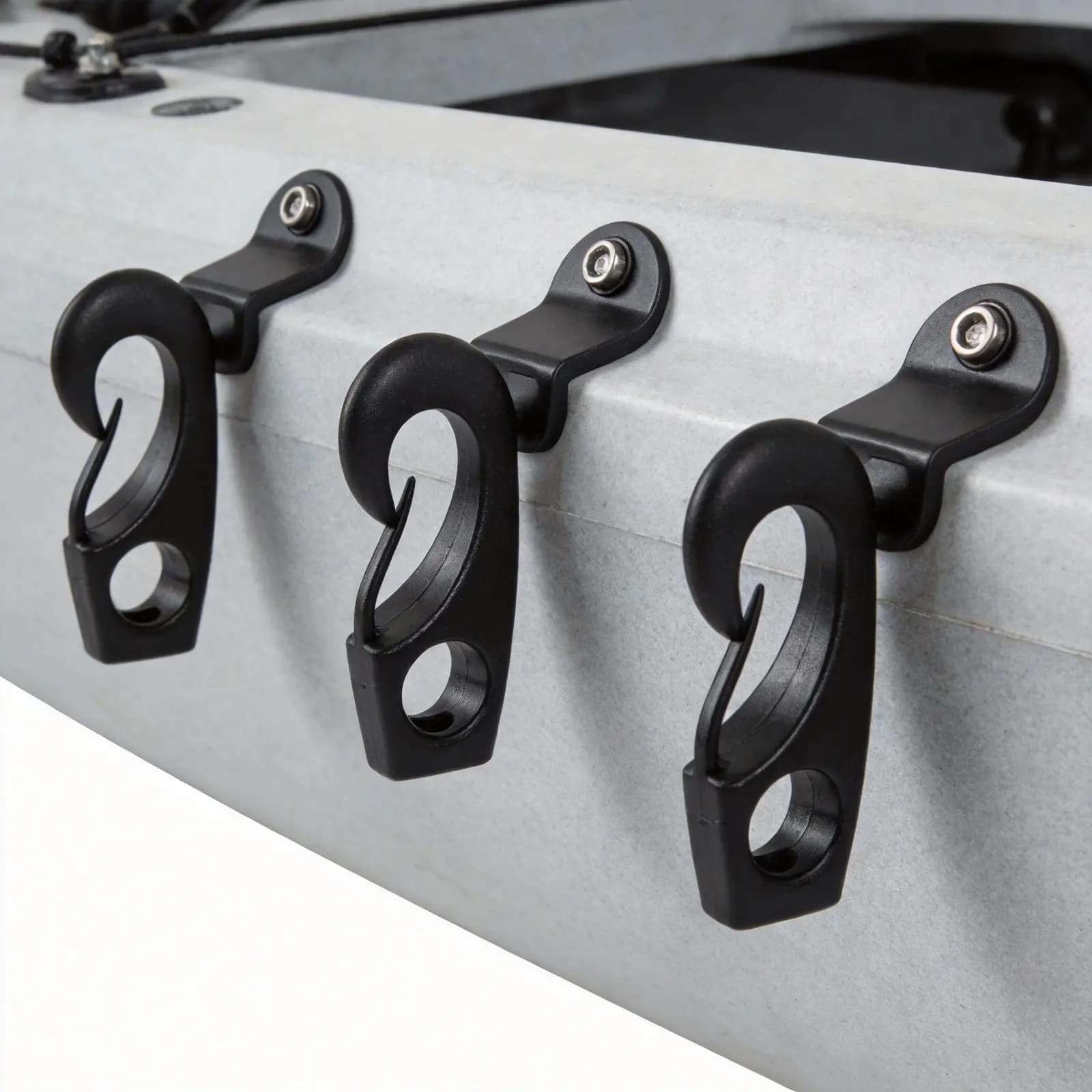 20 Pezzi Clip per Kayak Multiuso, Supporto per Pagaia con Superficie Antiscivolo, Clip di Fissaggio Sicuro per Kayak, Staffe per Appendere Canoe