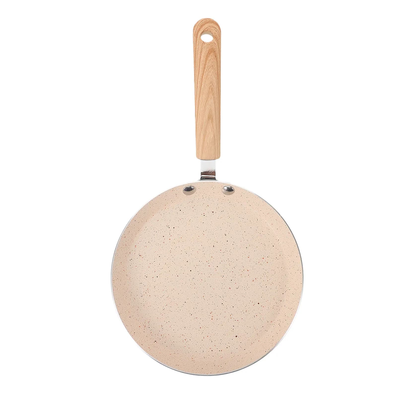 Padella Antiaderente in Lega di Alluminio, Piastra Piatta per Uova, Pancake e Omelette, Facile da Pulire, Resistente al Calore, per Cucina