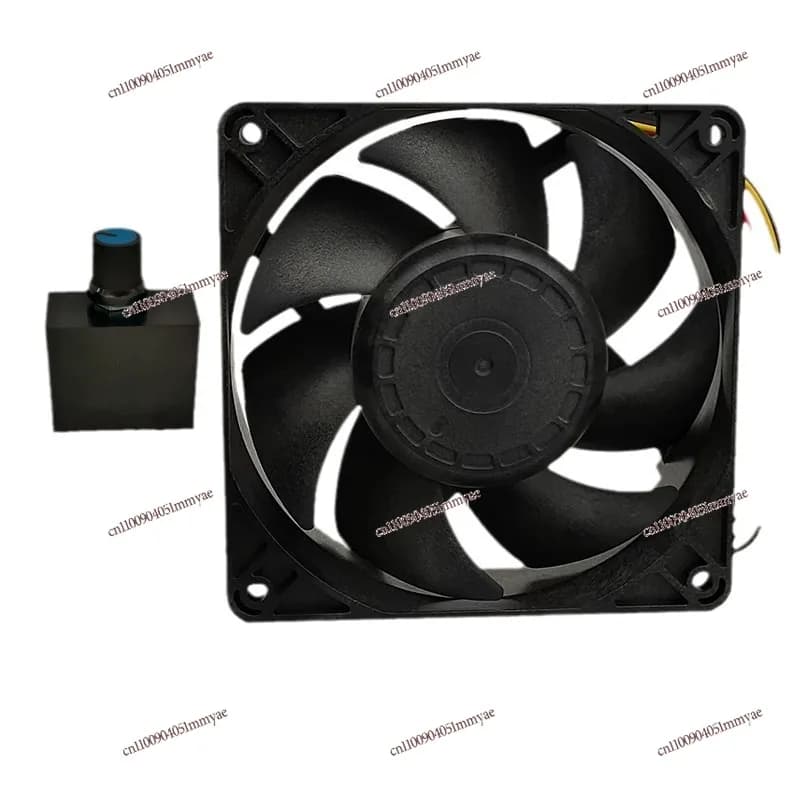 Ventilatore Umidificatore Industriale 12038 48V 220V Impermeabile, Accessori per Spruzzatore con Regolatore PWM a Due e Tre Fili