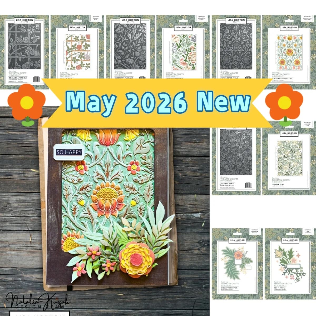 May 2026 New Florals Sunflower Field Trellis Bird Metal Cutting Dies Stencil Hot Foil for DIY Decorating Scrapbook Paper Craft