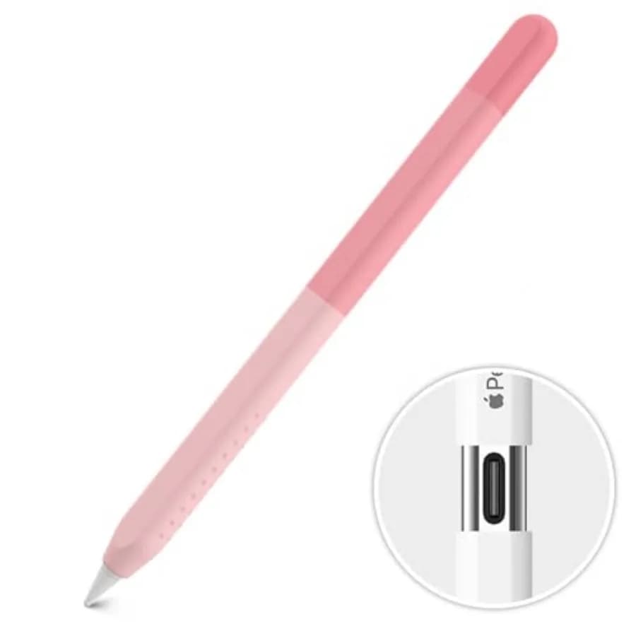 Custodia per iPencil compatibile con Apple Pencil, in silicone con colore sfumato USB-C, accessorio protettivo per Apple