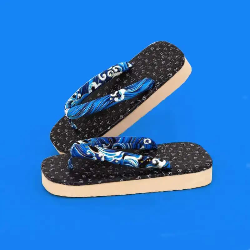 Japanese traditional camel snow straw Slippers Geta sushi restaurant sandals Geta from work Infradito Snow camel Slippers