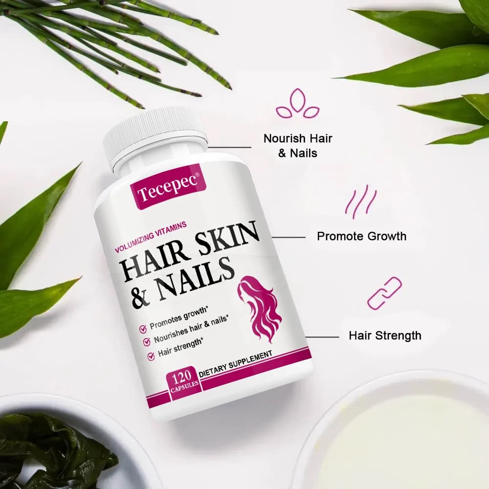 Multi-Collagene Peptidi Capsules - Skin Whitening and Anti-Aging, Hair Support, Nails, Articulations and Intestine, Improve Digestion