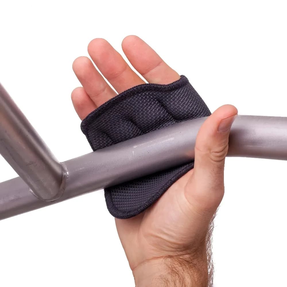 1pair Non slip Hand Grips Pads Weight Lifting Gym Gloves Workout Strength Training Hand Protector for Fitness Exercise