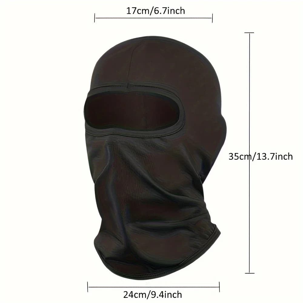Set di 3 Balaclava Traspiranti, Maschere Sportive, Sottocasco Antivento per Ciclismo, Corsa, Sci, Escursionismo e Pesca