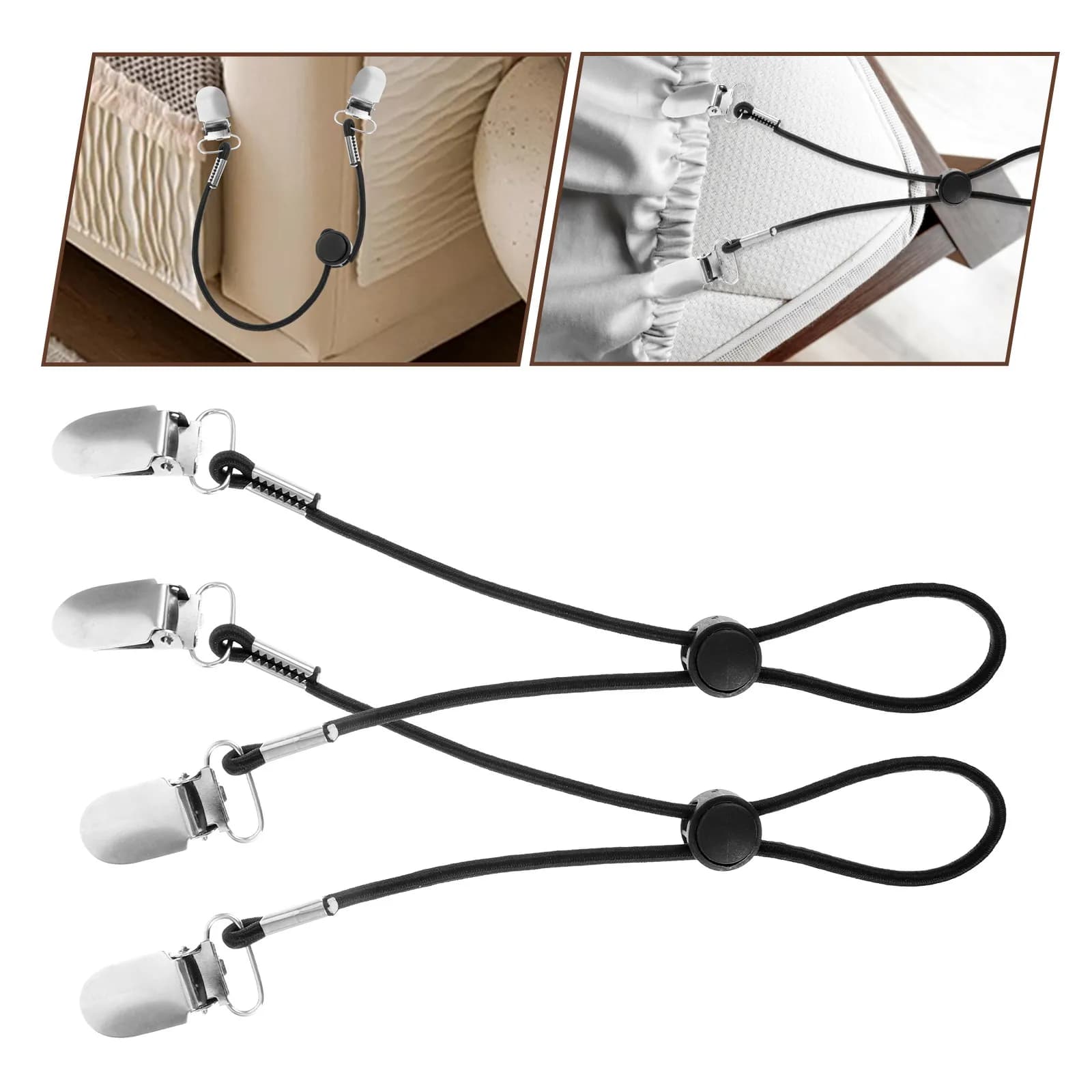 Bedsheet Fastener Clip Bedsheets Holding Straps Holder for Elastic Mattress Clips