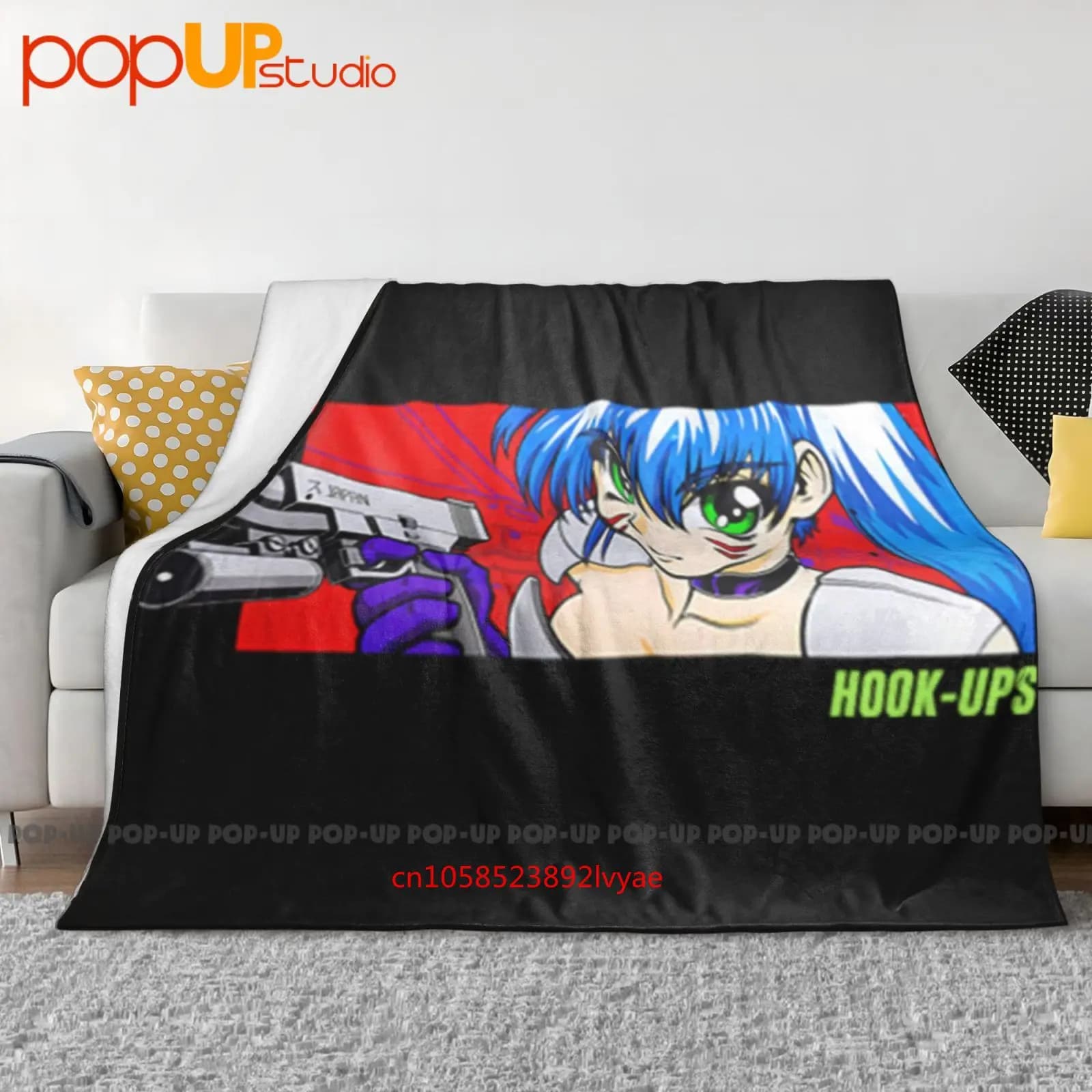 Hook Ups Skateboard Detonator 2 Coperta ultra morbida Trapunta Copridivano invernale Copriletto