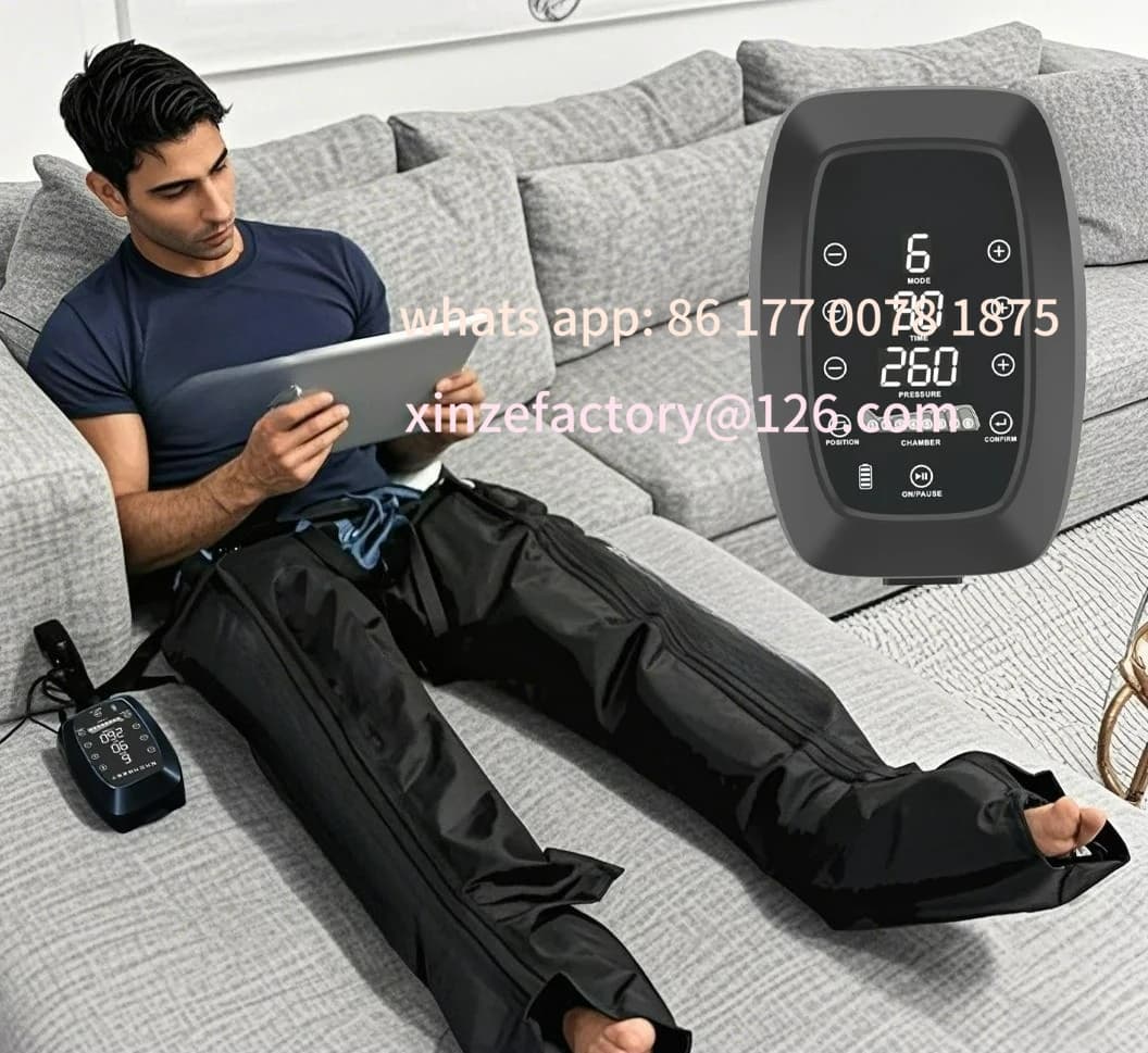 Customizable Electric Sports Recovery Massage Air Boots Treatment Leg Massager Physiotherapy Machine