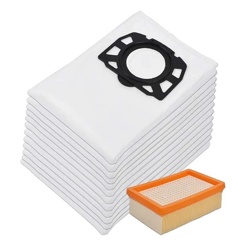 A02M-Vacuum Cleaner Dust Bags Disposable For Karcher MV4 MV5 MV6 WD4 WD5 WD6