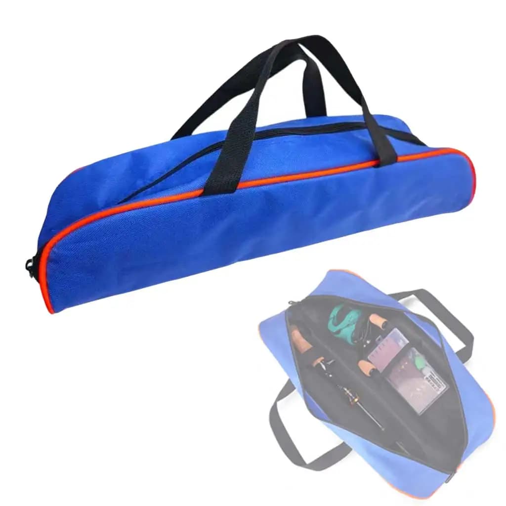 Multi-functional Fishing Bag Oxford Carryall Box Lure Organizer Tackle Bag Detachable Rod Tube Storage Case