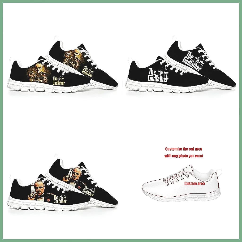 Sneakers personalizzate della trilogia Il Padrino - Comode scarpe casual da coppia per uomo e donna