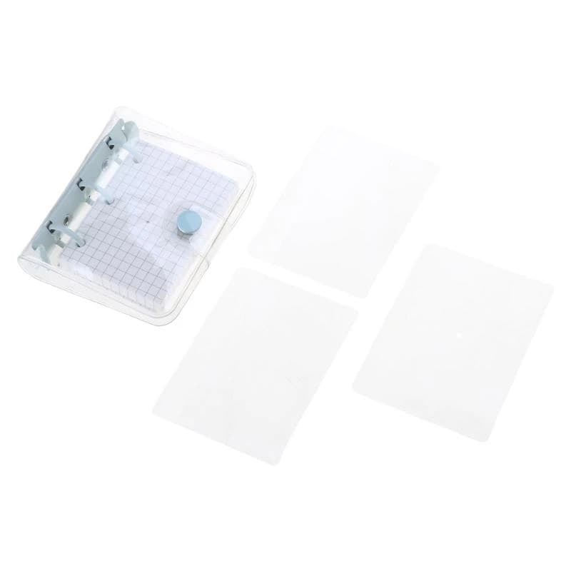 Pianificatore piccoli notebook Clear 3 Anelli Binder Notepadi sciolti per il diario del diario