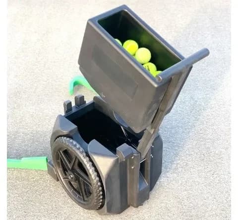 Carrello da golf con raccolta da tennis a spinta manuale, telaio per palline da tennis pieghevole portatile automatico