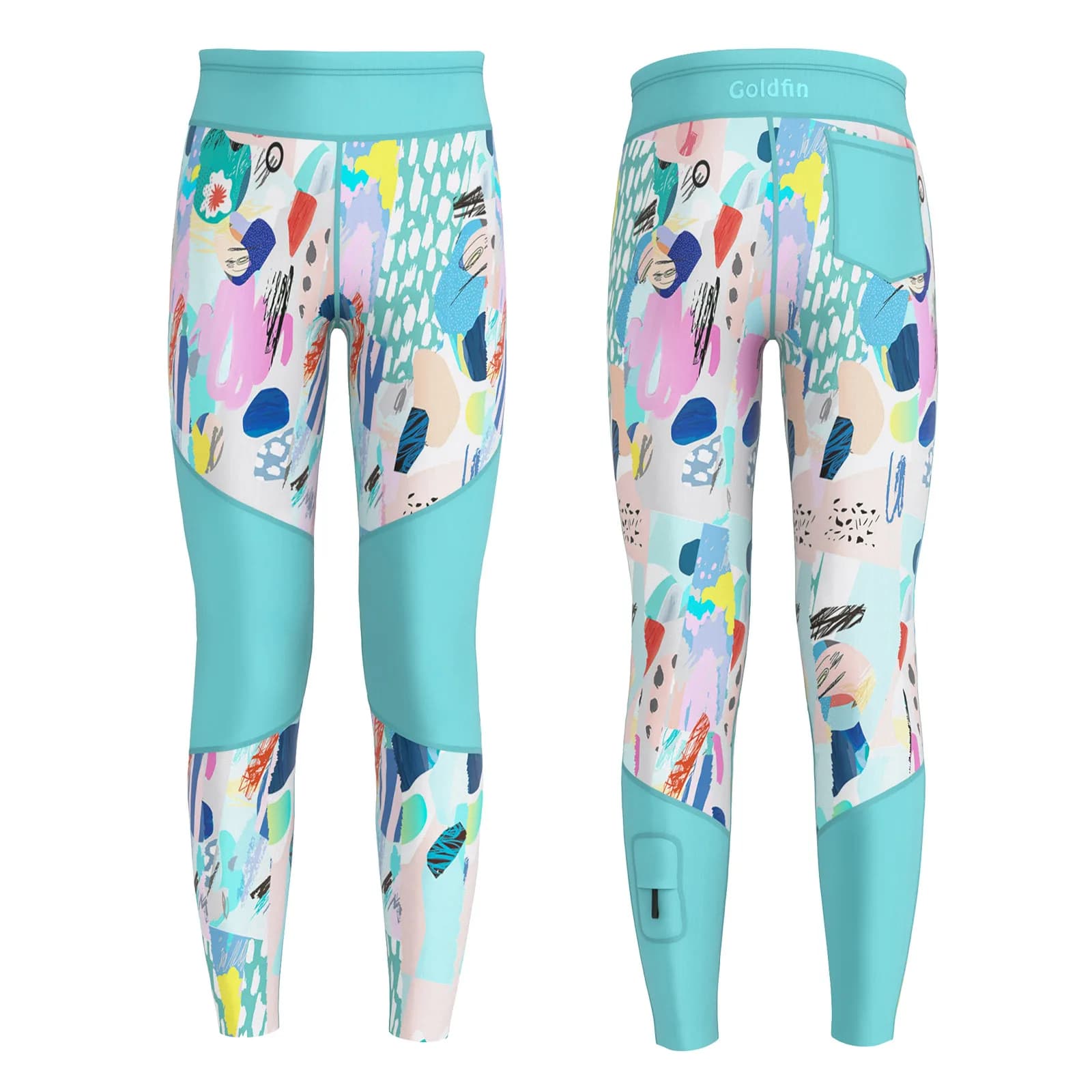 Bambini ragazzi ragazze muta pantaloni 2MM Neoprene costume da bagno tute bagnate Leggings lunghi per sport acquatici surf Snorkeling kayak immersioni