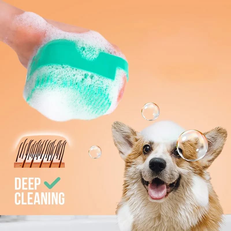 Bagno cucciolo cane grande gatto bagno guanti da massaggio spazzola morbida sicurezza Silicone accessori per animali domestici per cani gatti strumenti prodotti Mascotas
