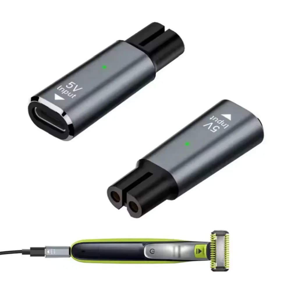 USB Type-C Charger Adapter 5V for razor, portable power supply for boat rule Philips BT3238/15, QP2724, BT3230, MG7910, QP1424/70, S3243/91