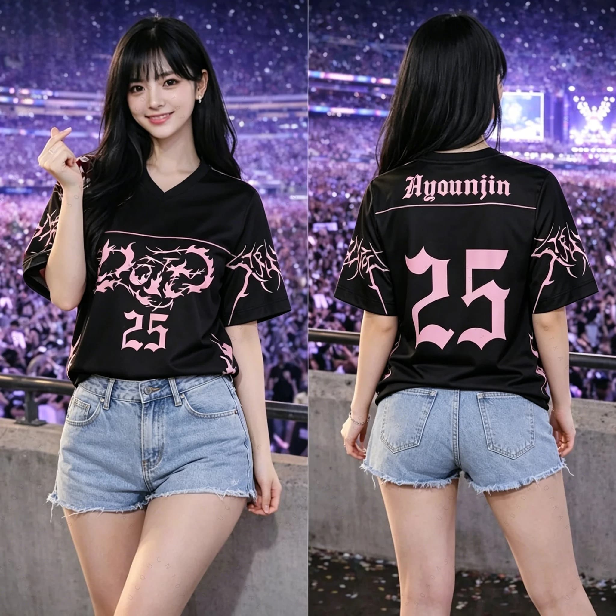 T-shirt Unisex Do It per Concerti Kpop, Maglietta Digitale per Fan, Regalo per Fan, Top Moda Streetwear Ampio, Pantaloncini da Ciclismo per Bambini, Adulti e Uomini