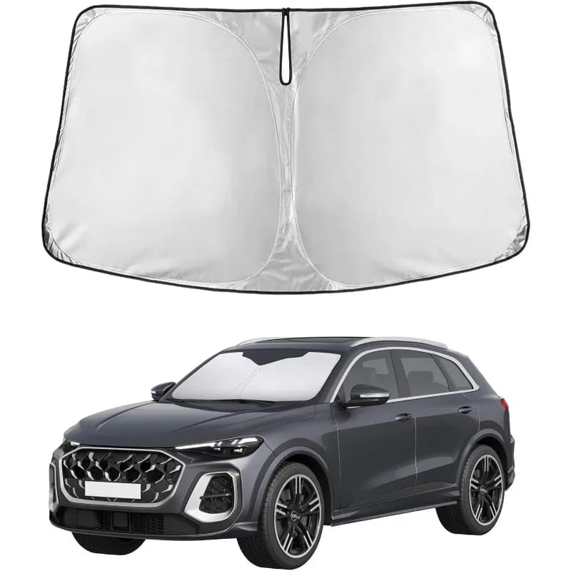 Parasole per Parabrezza Anteriore e Finestrini per Audi Q5 2018-2024 2025 2026, Protezione UV e Blocco del Calore, Accessori Auto