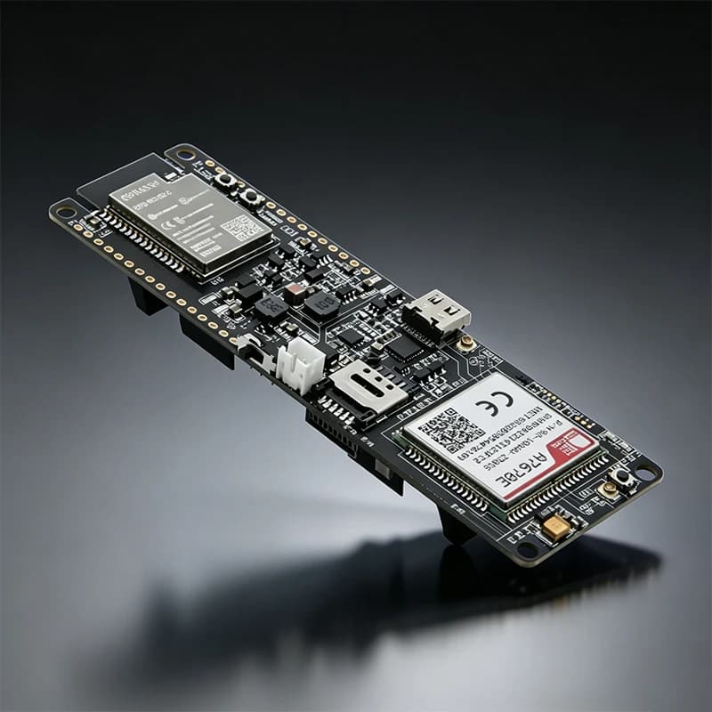 LILYGO T‑A7670E‑R2 4G LTE CAT1 ESP32 Development Board, GSM GPRS EDGE, TF Card, Wi‑Fi BLE, LCC+LGA 124Pin IoT Module Board
