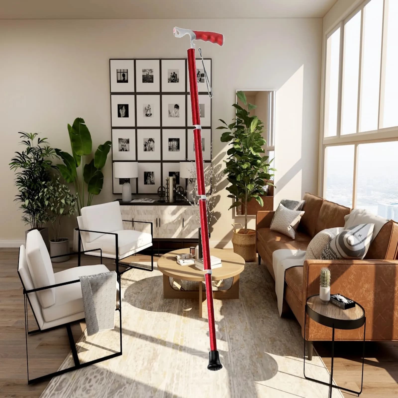 Mountain Trekking Poles Stick Telescopic Men Women Nonslip Handle Lightweight Hiking Stick for Backpacker Hiker Backpacking