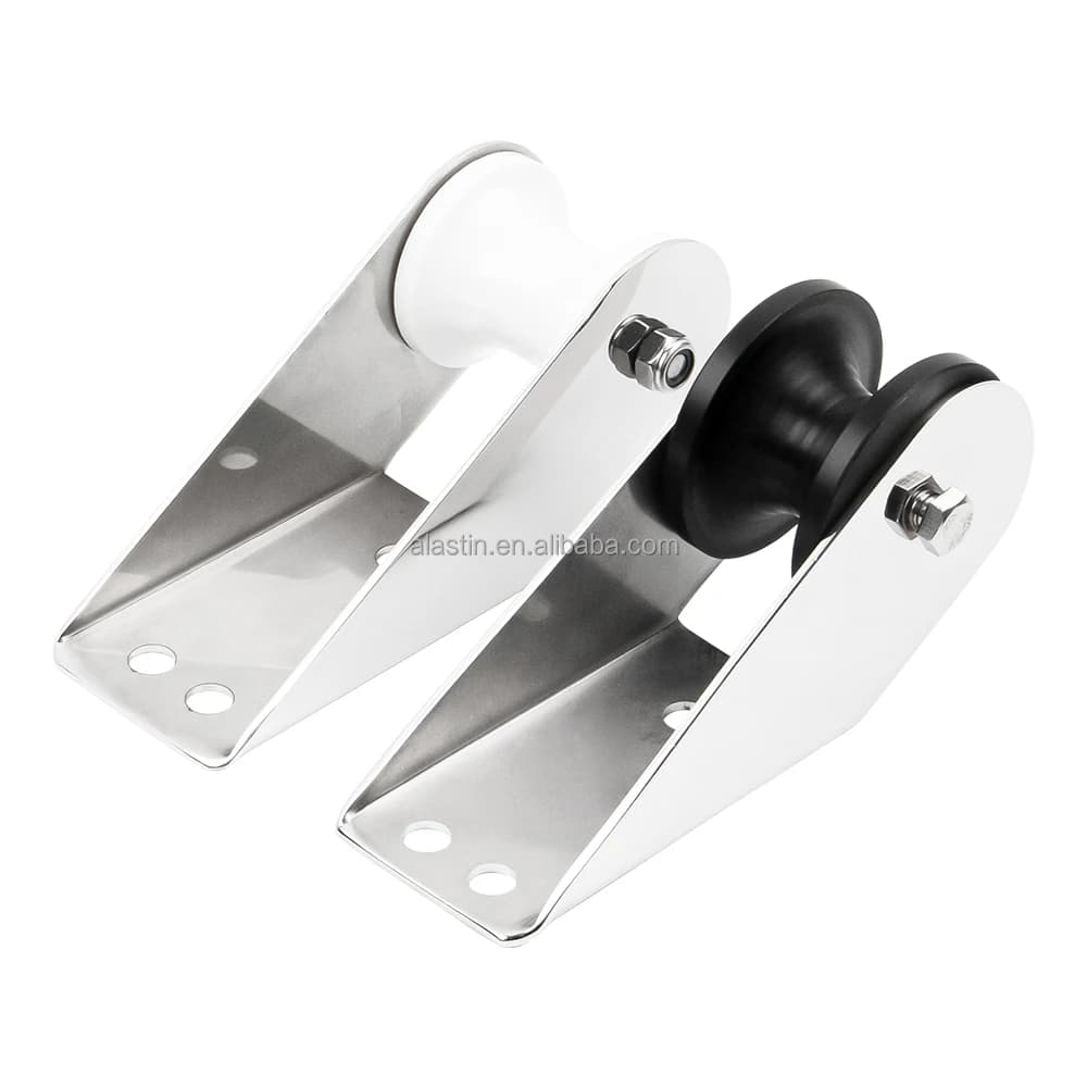 STLF Marine Hardware Acciaio inossidabile 316 Ancoraggio per prua per barche Rullo in gomma Parti fisse per yacht per barche marine