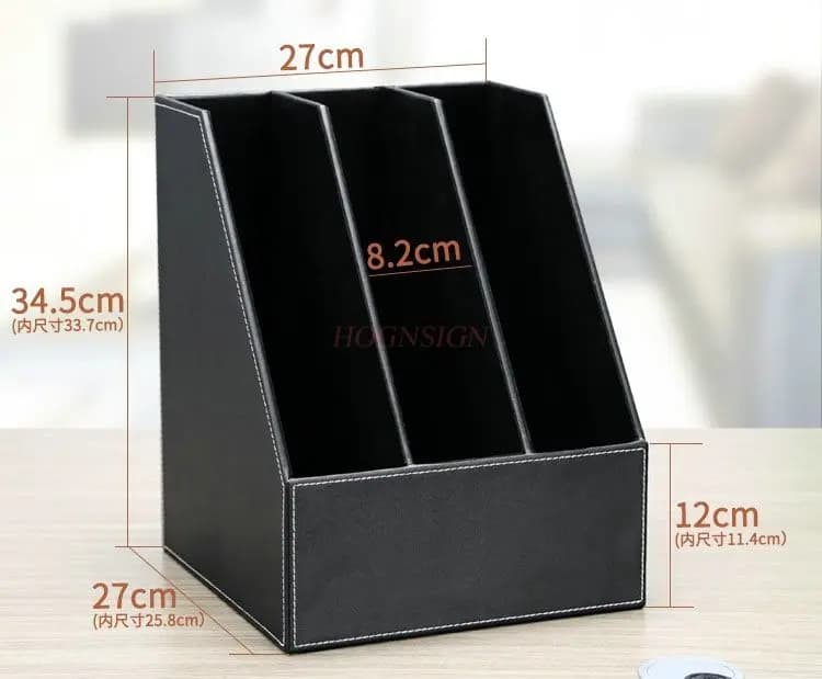 1 pz Cornice di file desktop a tre file alla moda, supporto, cartella, cornice di archiviazione dati, forniture per ufficio