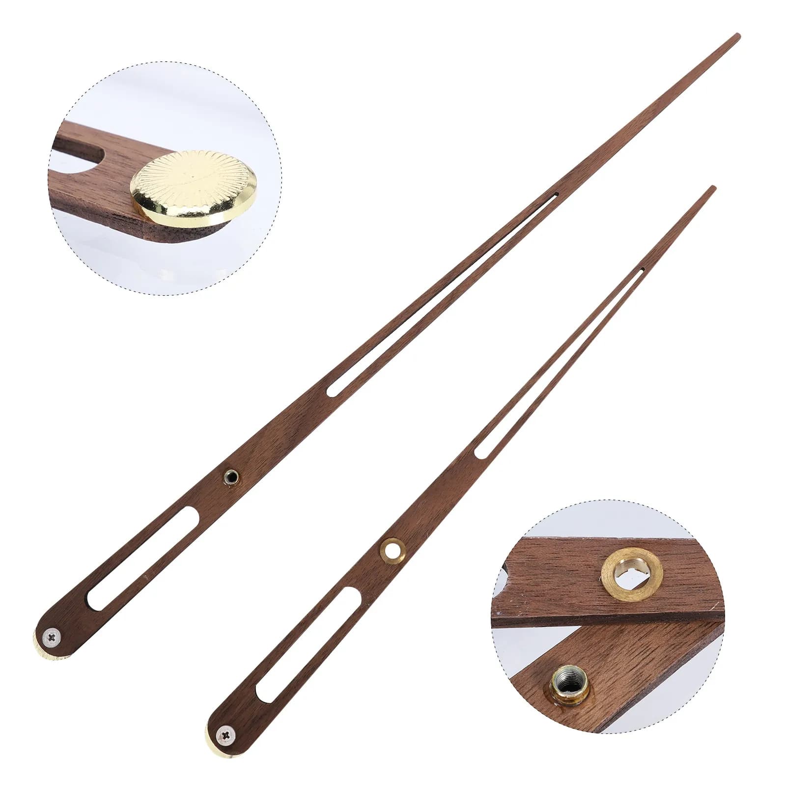 1Set Wooden Clock Hands for Real Wood Wall Clocks Easy to Install Replacement Pointers Crafted from Premium Safe Material Clock