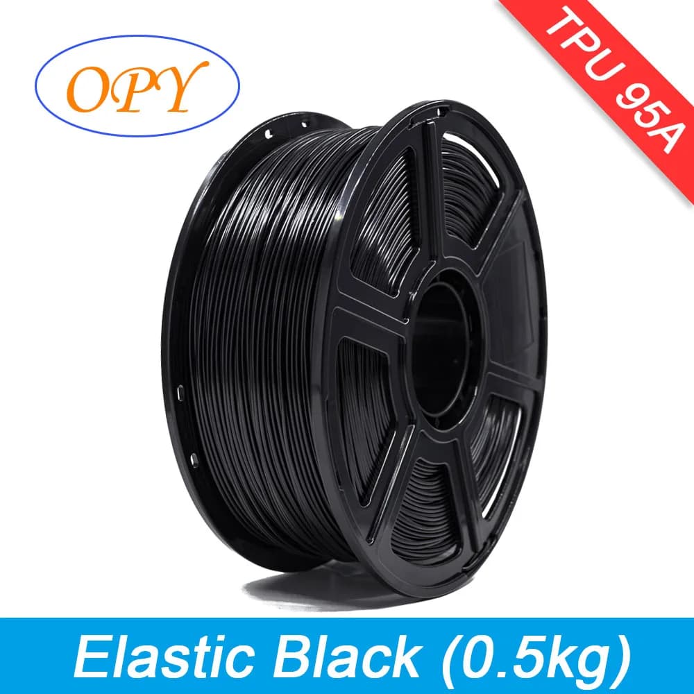 OPY Filamento Tpu 0,5Kg Stampante 3D Plastica 1,75Mm 1Kg Rotolo 10M 100G Campione Materiale flessibile Natura Nero Rosso Verde Blu Giallo