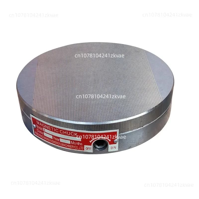 Potente disco rotondo rotondo, ventosa magnetica per tornio da tavolo magnetico per molatura circolare interna ed esterna