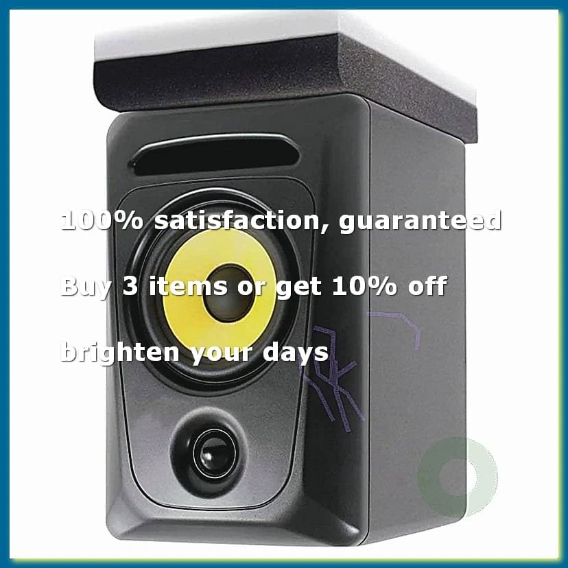 Speaker Pads, Isolation Pads,High Density Studio Monitor Foam, Studio Monitor Stand Pads, Speaker Base,28X19X4cm