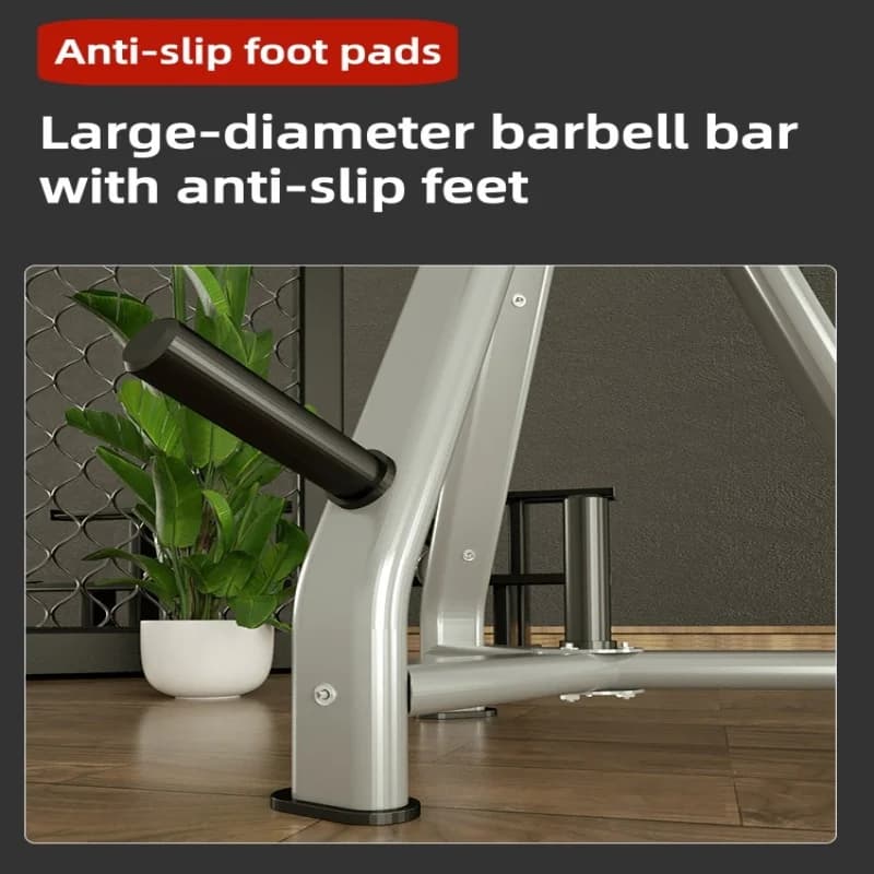 Gym Barbell Storage Bracket Multi-Functional Organizer Rack Commercial Weight Plate Rack for Home Gym Triangular Barbell Rack
