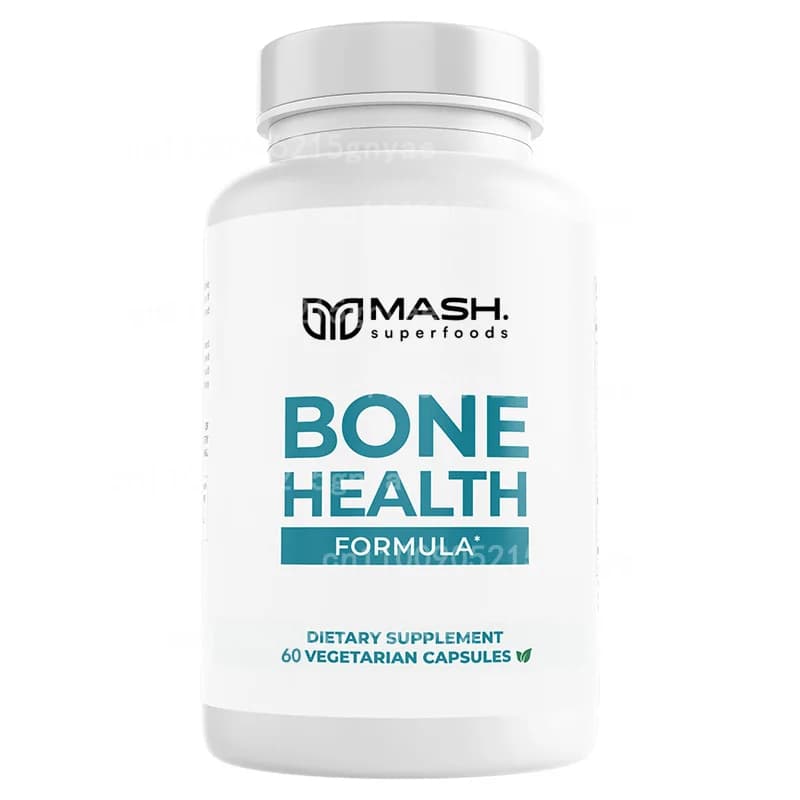 Daily calcium supplements for men and women (60 capsules) - Support for bone health containing magnesium, zinc, vitamin D3, and K2
