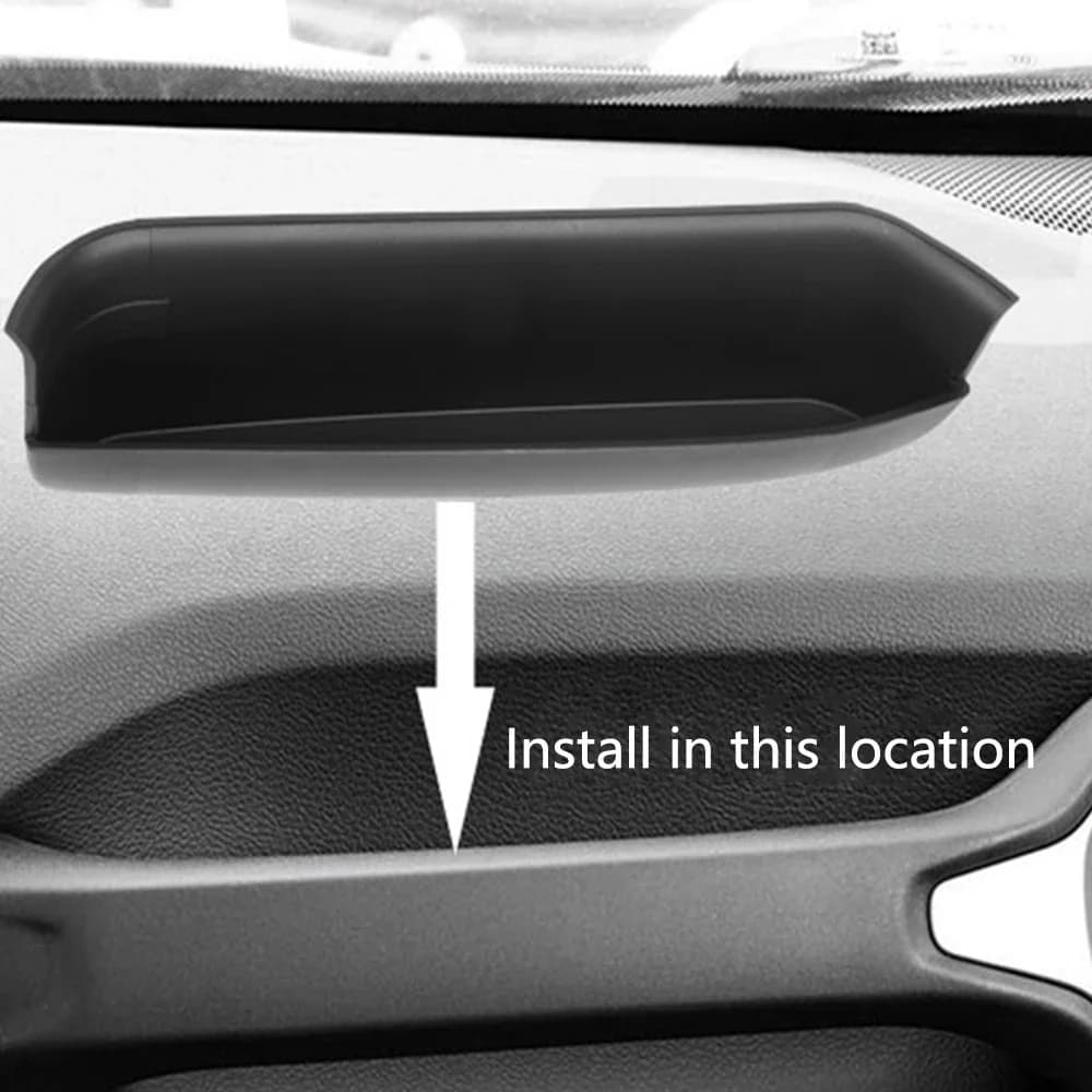 ABS Auto Copilota Maniglia di Immagazzinaggio Scatola di Immagazzinaggio Vassoio Organizzatore per Jeep Renegade 2015-2023 Bracciolo Stivaggio Riordino Accessori Interni