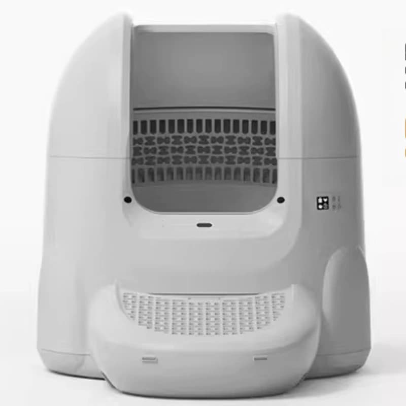 Lettiera Automatica Intelligente per Gatti, Toilette Elettrica Grande con Paletta per Prevenire Schizzi e Odori