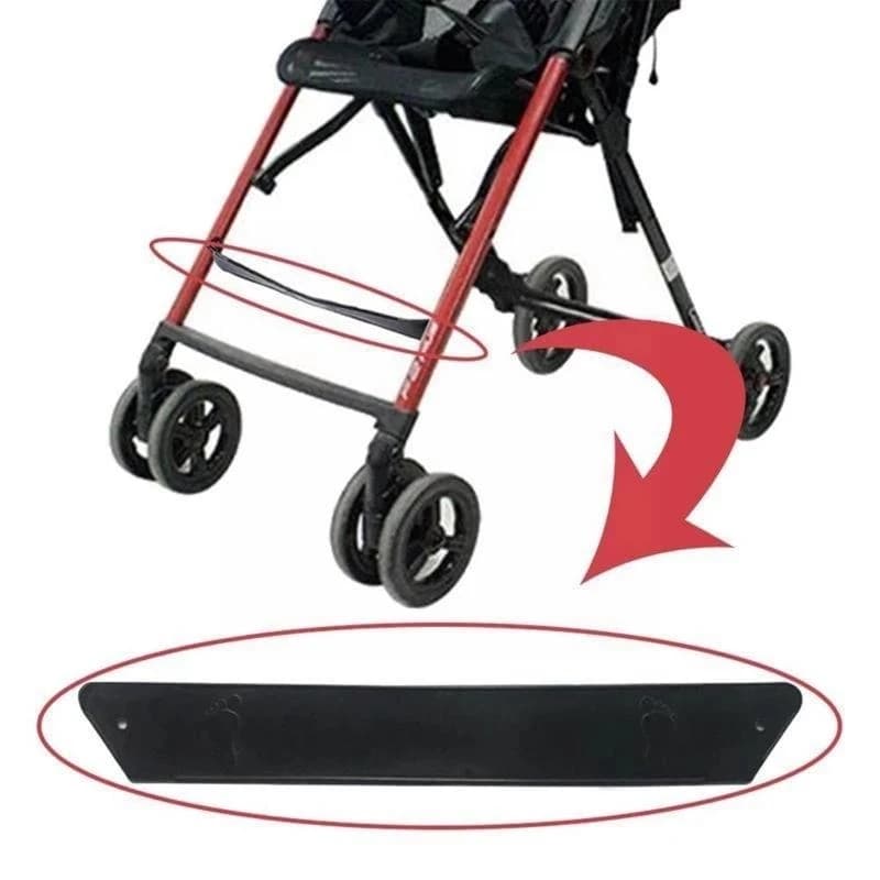 Passeggino Pedale antiscivolo Pedale Accessori per passeggino Poggiapiedi leggero in plastica compatta Passeggino antiscivolo
