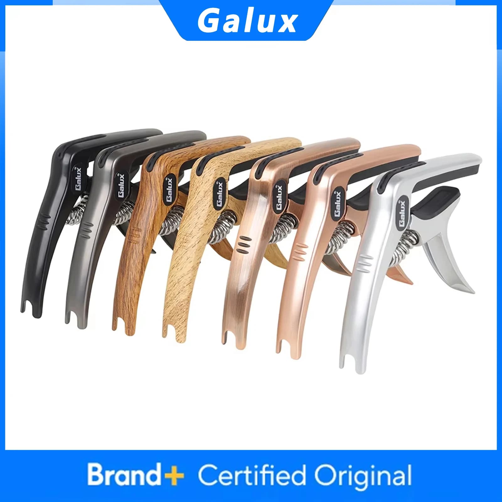 GALUX GC-501A Guitar Capo Universal Multifunctional Alloy Capo Acoustic Classical Electric Guitar Bass Ukulele Banjo Mandolin