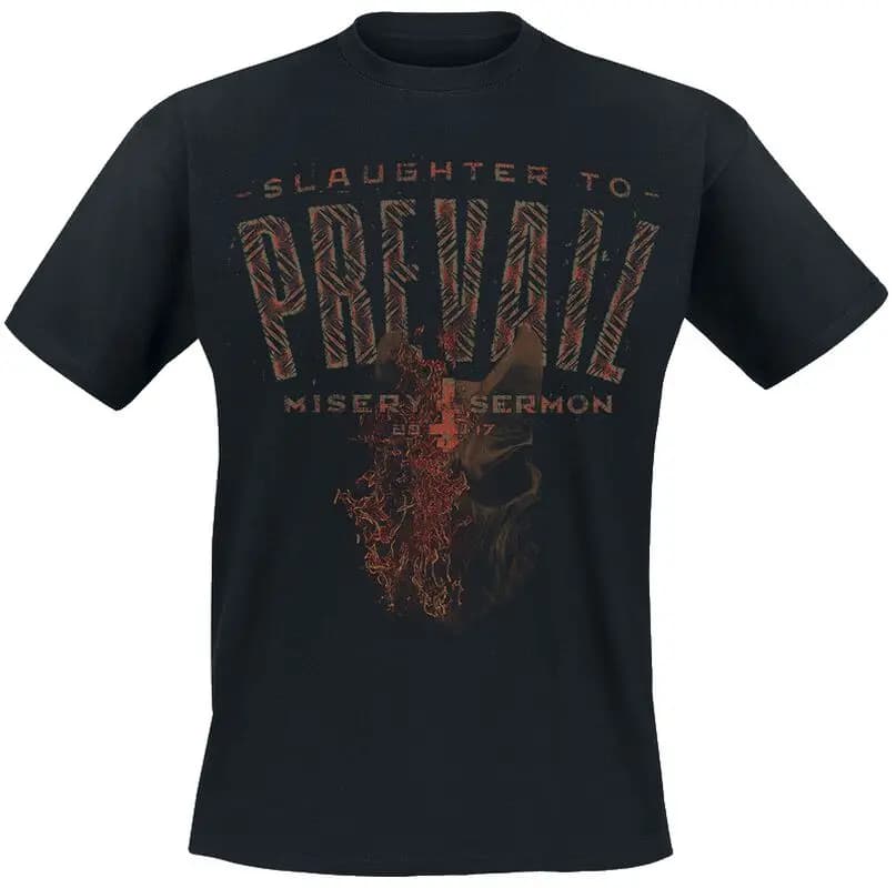 Misery Serman Slaughter To Prevail Band T-Shirt 100% Cotton Graphic Tee Men Women Summer Streetwear Top