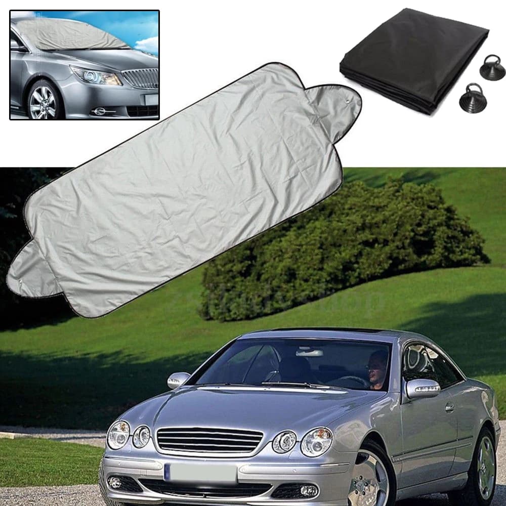 Protezione parasole antigelo Telo con patta Copertura per parabrezza Copertura per auto Parabrezza intelligente Neve Automobile Nylon anti-UV Soluzione invernale