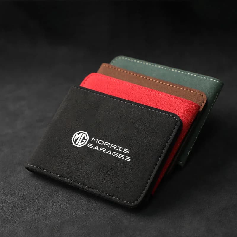 uede Leather Driver License Card Wallet Passport Holder Fit MG MG3 MG5 MG6 MG7 GS HS ZS GT Hector Pilot