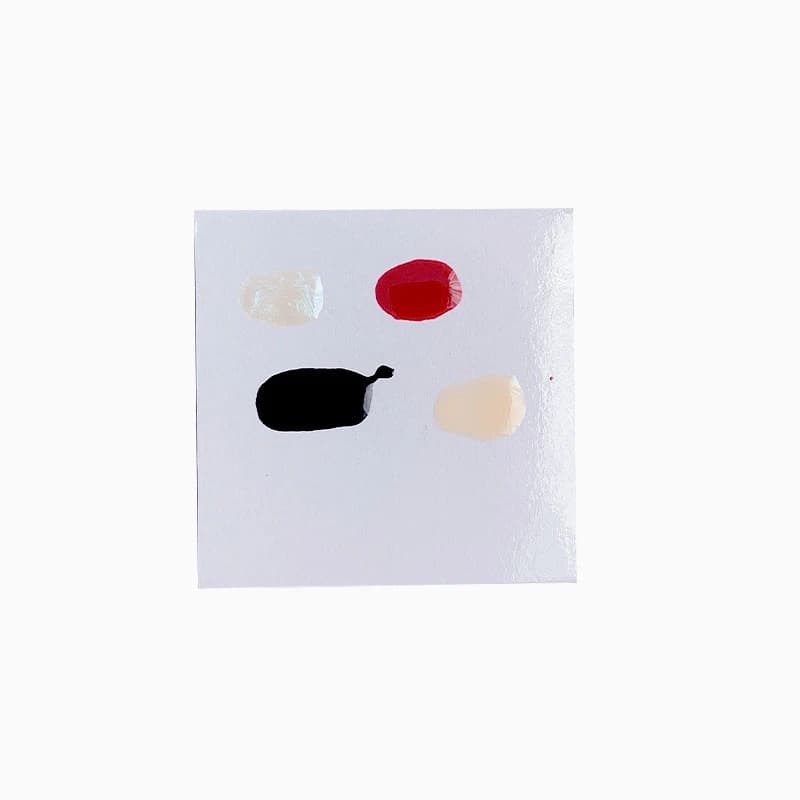 50 Pezzi Palette per Gel Unghie, Strumento per Pittura Unghie, Vassoio Impermeabile per Miscelazione Colori Smalto, Carta Monouso Strappabile per Tinteggiatura Colori, Libro Adesivo per Colori
