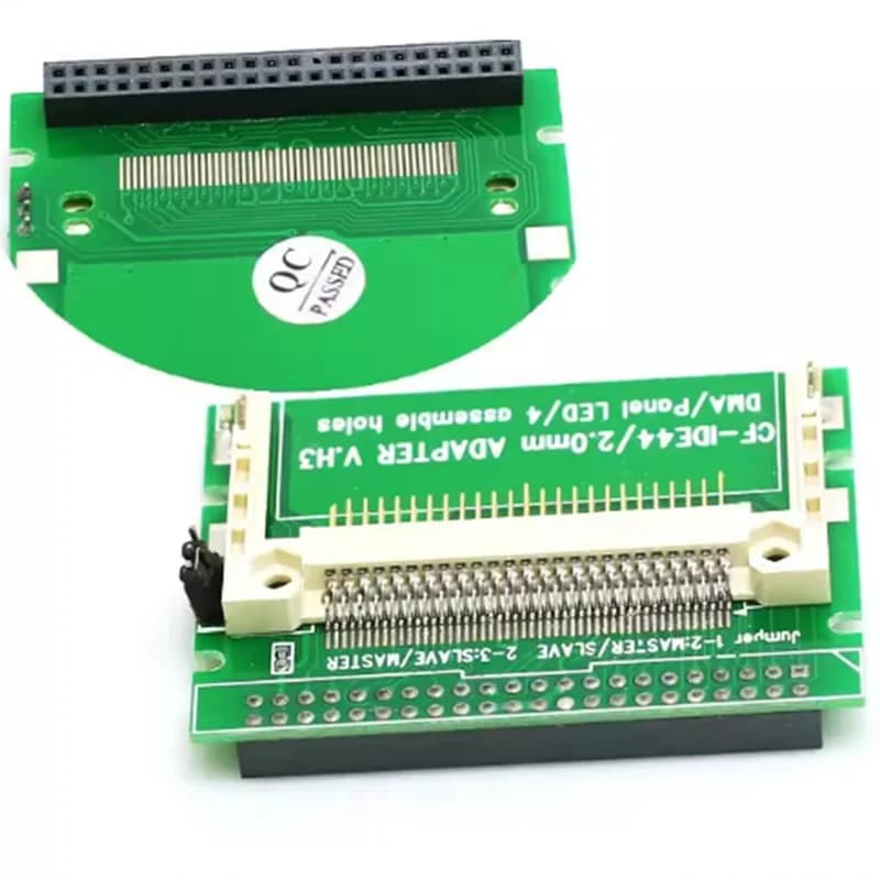 CF Compact Flash Merory Card a disco rigido IDE verticale da 3,5" a 40 pin Adattatore HDD SSD da 40 pin femmina a 50 pin maschio